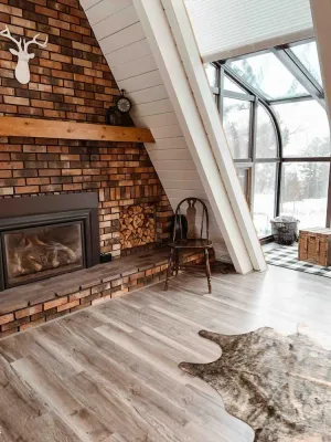Image of WILD PINES CABIN: A-FRAME WITH LAKE SUPERIOR VIEWS