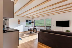 Image of Apartment 'Bergpanorama' with Mountain View, Shared Terrace and Wi-Fi