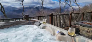Image of Panoramic Long Range Mountain Views on 4ac, Hot Tub, Pool Table, Arcade, Firepit