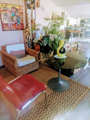 Image of \"Suite Beau Séjour\" in historic village near the sea and Montpellier