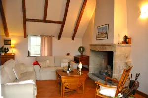 Image of Private house in the heart of a village, large garden, view of the Aubrac mountains