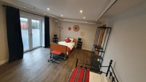 Image of Luxury accessible holiday accommodation with a hot tub and hoists.