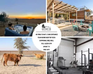 Image of Rooftop Spa! Tiny Home on the Farm with Gym, Wifi+