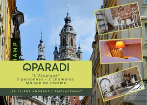 Image of OPARADI "L'atypique" MAISON HISTORIQUE à Lille, un séjour atypique dans un cadre d'antan