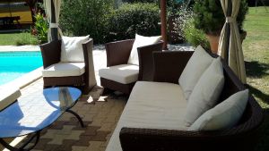 Image of Detached villa with park and private pool. Collect your boiled eggs