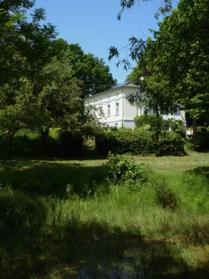 Image of quiet vacation with a view over fields to Klützer Mühe