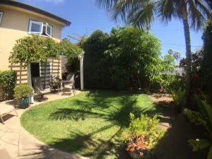 Image of 2-blocks to Moonlight Beach, Private Yard, AC,  bikes, Over 200 5-star reveiws