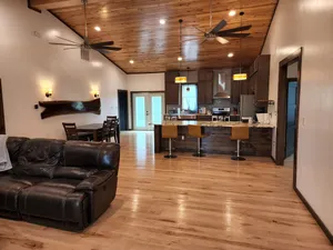 Image of New! Custom built private home on a pond, with large hottub.