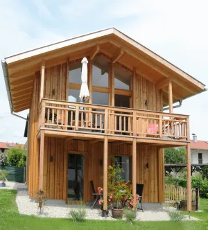 Image of Reischl architect's house with sauna and wallbox, 90m2