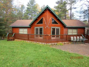 Image of Log Cabin home with Mt Ascutney views and pool table