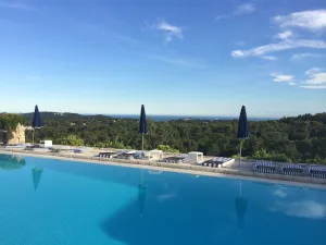 Image of Beautiful Villa near Mougins private with 24h security pools and tennis.