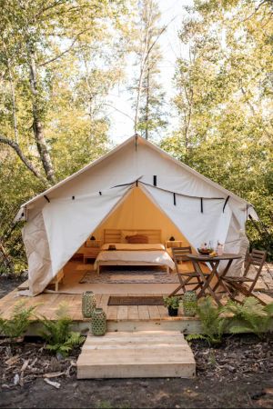 Image of Beautiful Tent at Camp Northern Lights!