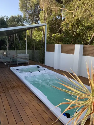 Image of A nature haven within walking distance to beach/town with pool - swim spa- deck.