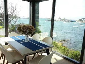 Image of The house feet in the water