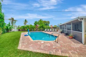 Image of Tropical  oasis getaway heated pool in Boca Raton