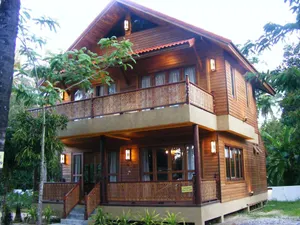 Image of Baan Banyan Villa, wood house short walk to Mae Nam beach