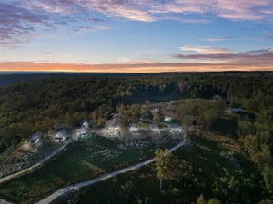 Image of Hill's HideAway with a hot tub & great views!