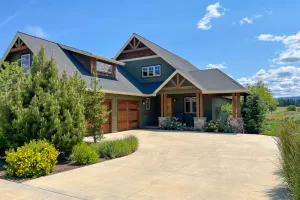 Image of Craftsman house with pool, hot tub, game tables, grill, & gas fireplace