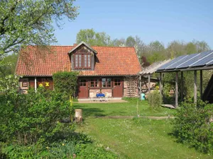 Image of In a quiet village set-up on fantastic garden and forest area