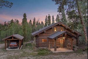 Image of Beautiful Log Cabin- 26Mi Breck & Ski - Hot Tub- Pet-Friendly