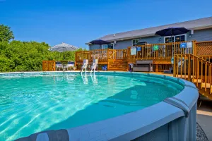 Image of ★2-Level Deck: Huge Pool\/Hot Tub • Game Room\/Billiards • Fire Pit & more!