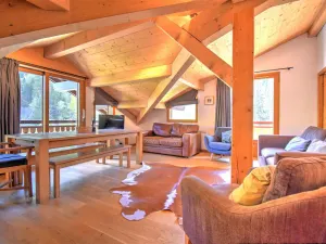 Image of Bel Appartement Spacieux à Morzine - 8 Personnes, 90m², Accès Direct aux Pistes et Téléphérique - FR-1-524-109