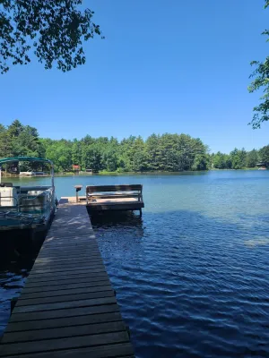 Image of On the Chain of Lakes in Waupaca, huge 5 bedroom home with Pontoon