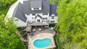 Image of Secluded Lake Front House with Pool -