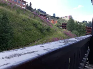 Image of 200m from resort center, Ground floor, view mountain, balcony, tv, ski locker, 22m², La Plagne