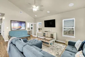 Image of Spacious gulf view home on north beach with enclosed yard & balconies