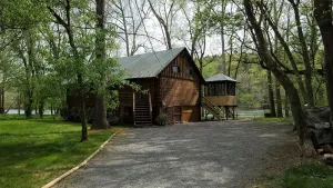 Image of Shenandoah Shores Waterfront Log Cabin