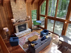Image of Memorial Day Weekend Available at this Cozy and Spacious Cabin