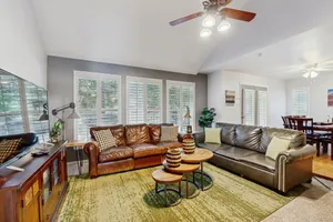 Image of Quiet & spacious townhome w\/ a private hot tub & great views - close to skiing