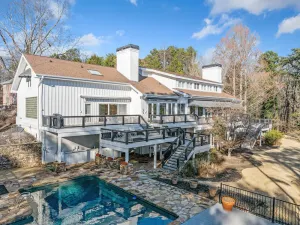 Image of Massive Lakefront Mansion Retreat! Private Pool & Dock with views! • Sleeps 14+