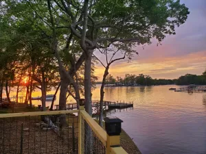 Image of Lakefront Home with Saltwater Pool, Hot Tub, Firepit, Kayaks.  Pet Friendly