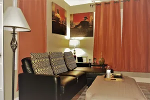 Image of The Bungalow: inviting retreat with a spacious backyard sets for BBQs.
