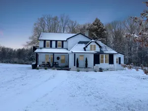Image of Farmhouse on 179 acres! Private creek! Barn! Hiking trails! Minutes from town!