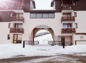 Image of 100m from resort center, 1st floor, view ski slopes, balcony, tv, ski locker, 24m², Montalbert