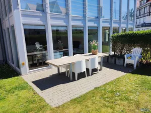 Image of Modern duplex apartment, ground floor with garden within walking distance of the sea
