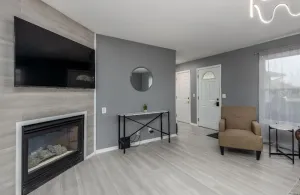 Image of Modern and Cozy Home with Fireplace