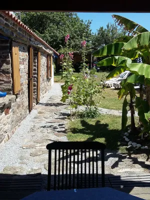 Image of Pretty renovated farmhouse in a garden near the sea