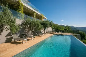 Image of Secluded luxury retreat 10 mins to St Paul de Vence, breathtaking sea views