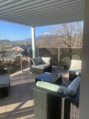 Image of South-facing villa in the heights of GAP with panoramic mountain views