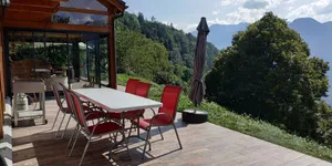 Image of Maison de charme dans la nature avec piscine face aux Alpes