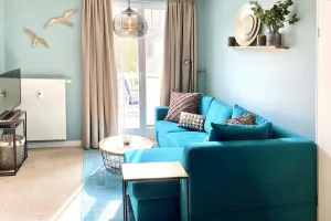 Image of Stylish holiday apartment on the Baltic Sea with a south-facing balcony, incl. sauna & pool in the house! - Dune Castle