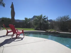 Image of Wind Swept - Private Pool At The Base Of Sombreo Peak.