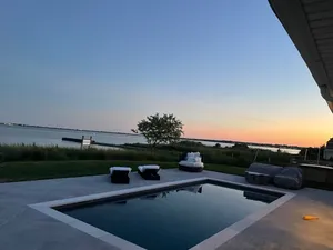 Image of Beautiful Waterfront Retreat:  Heated Pool, Boat Dock, Beach, Spectacular Views