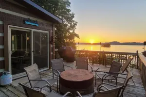 Image of Lakefront home w\/ free attraction tickets, amazing views, & dock
