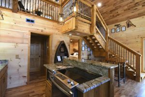 Image of Riverfront custom built cabin offering the best of the Unique Ozarks