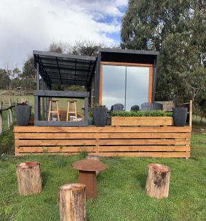 Image of Pet friendly, Off-grid Tiny home with lake view